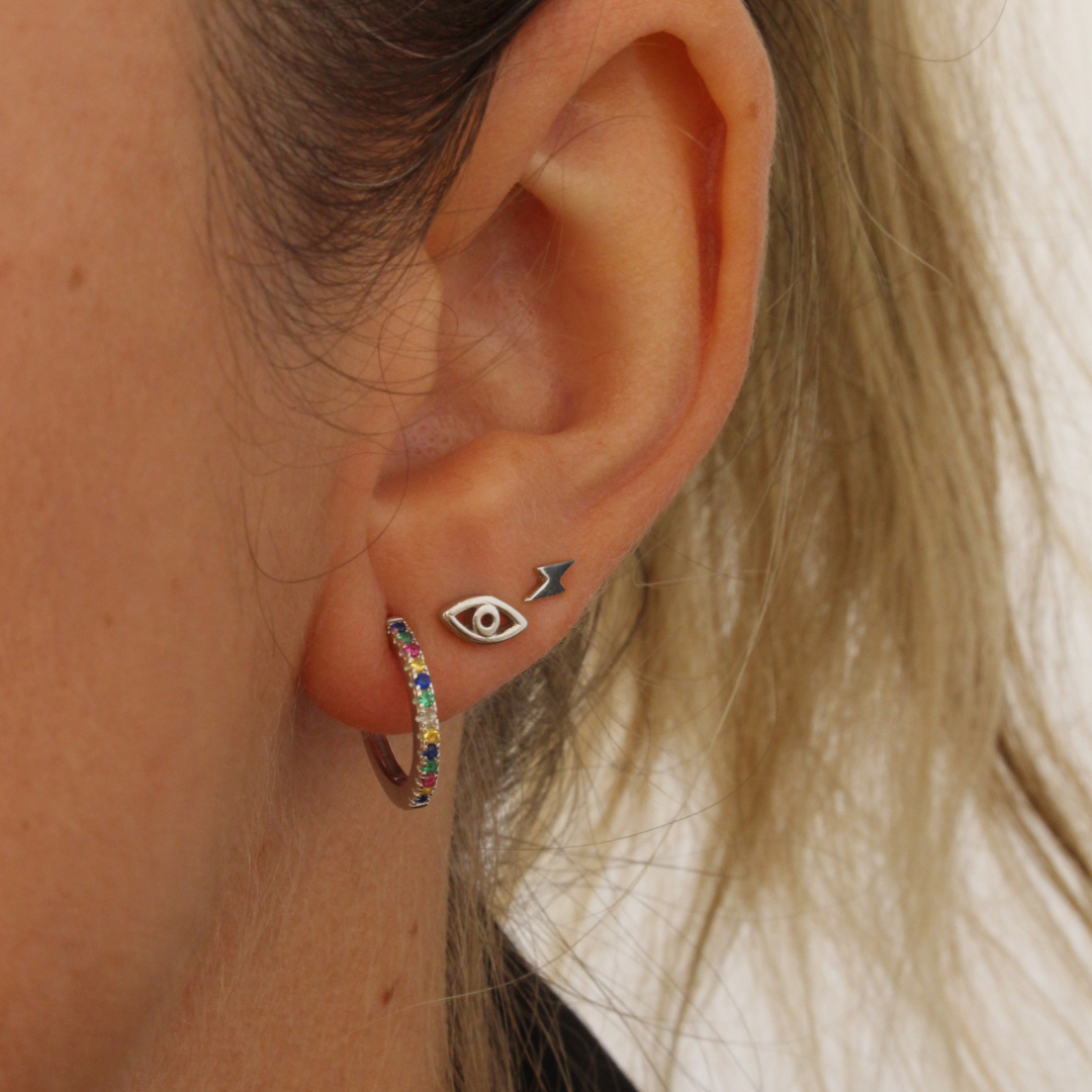 Aros minimal circonitas colores