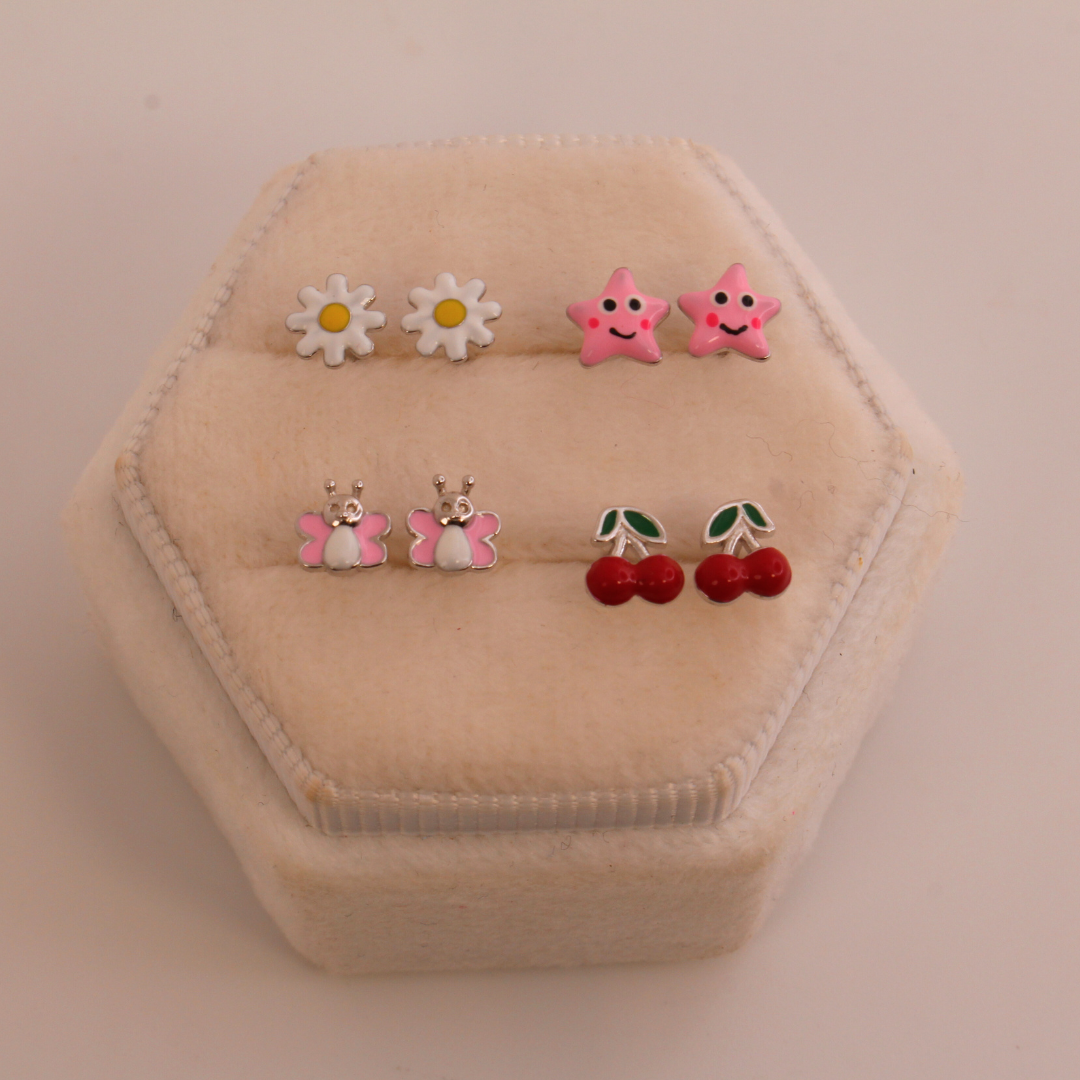 Pendientes niña rosca