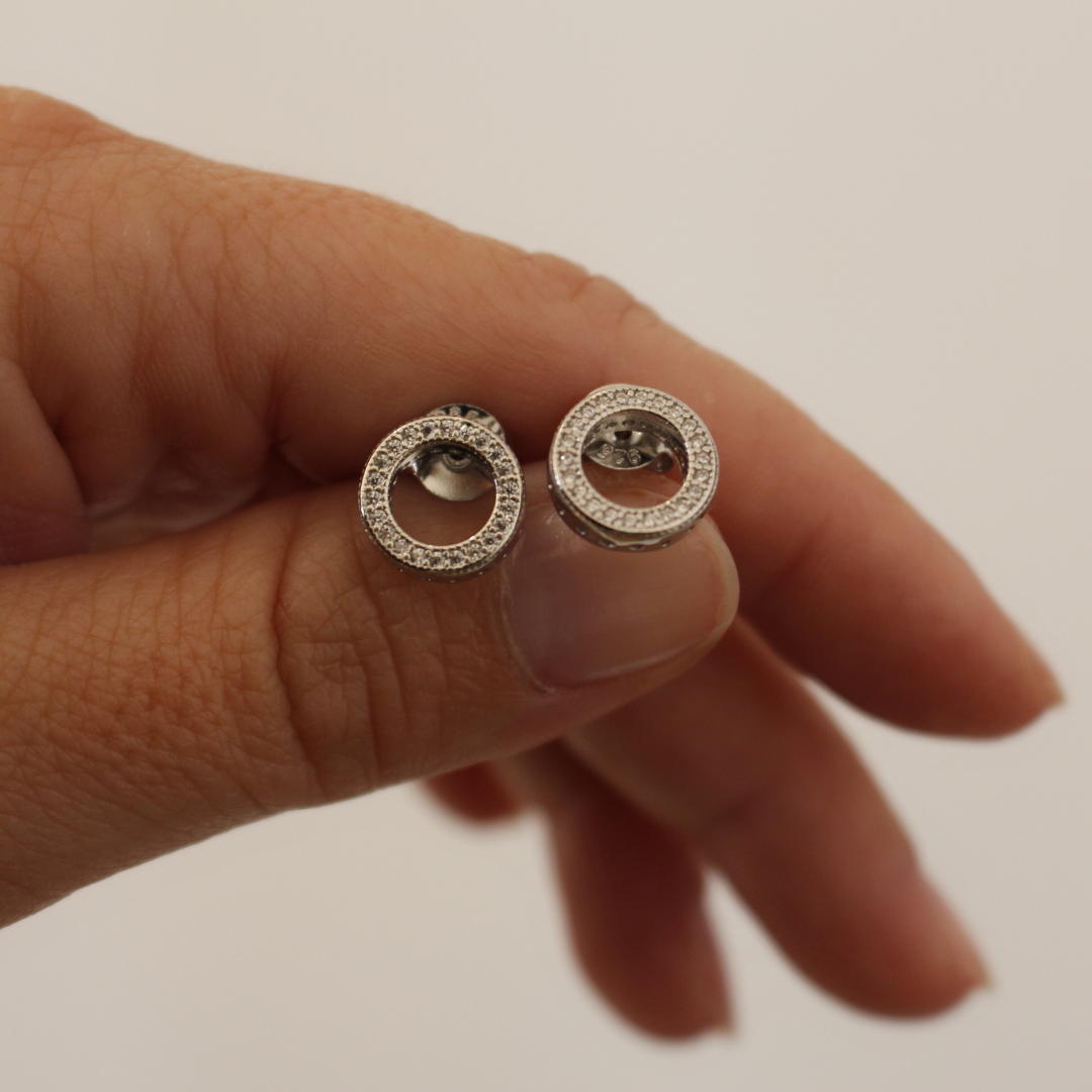 Mini pendientes circulo