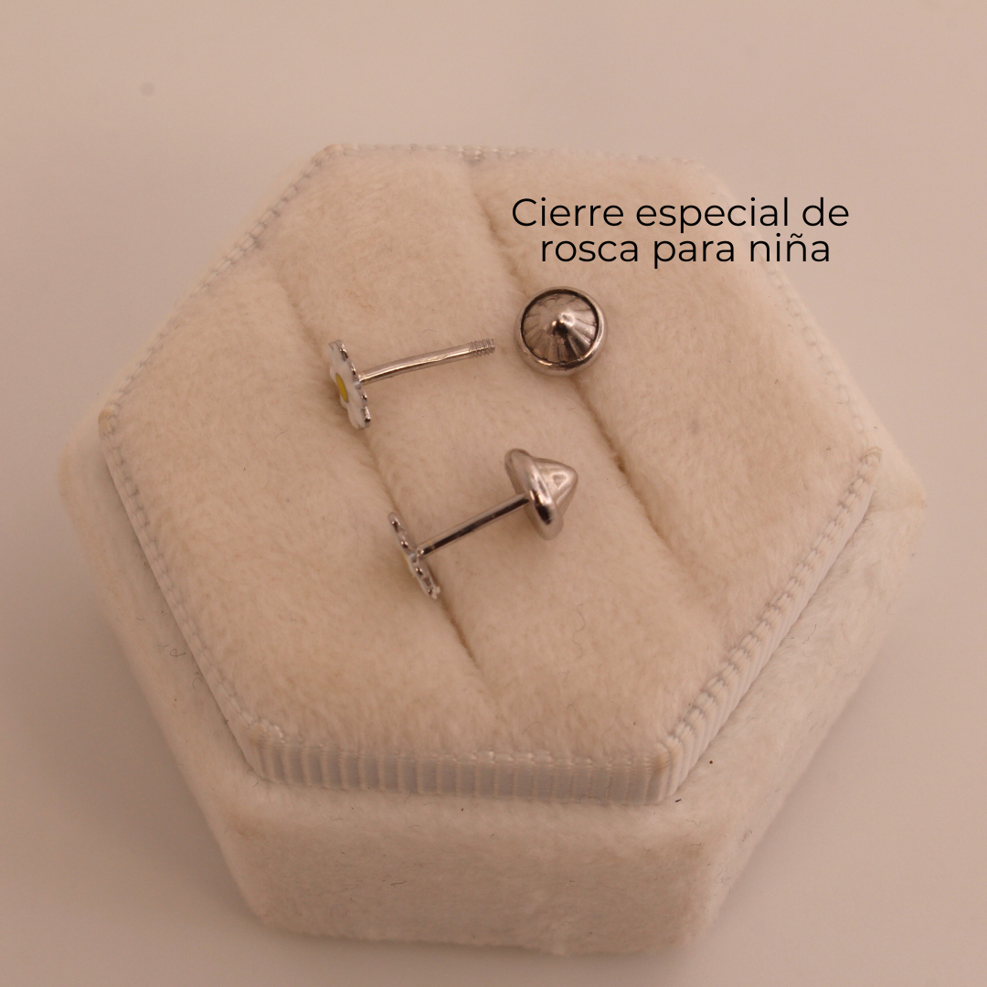 Pendientes niña rosca