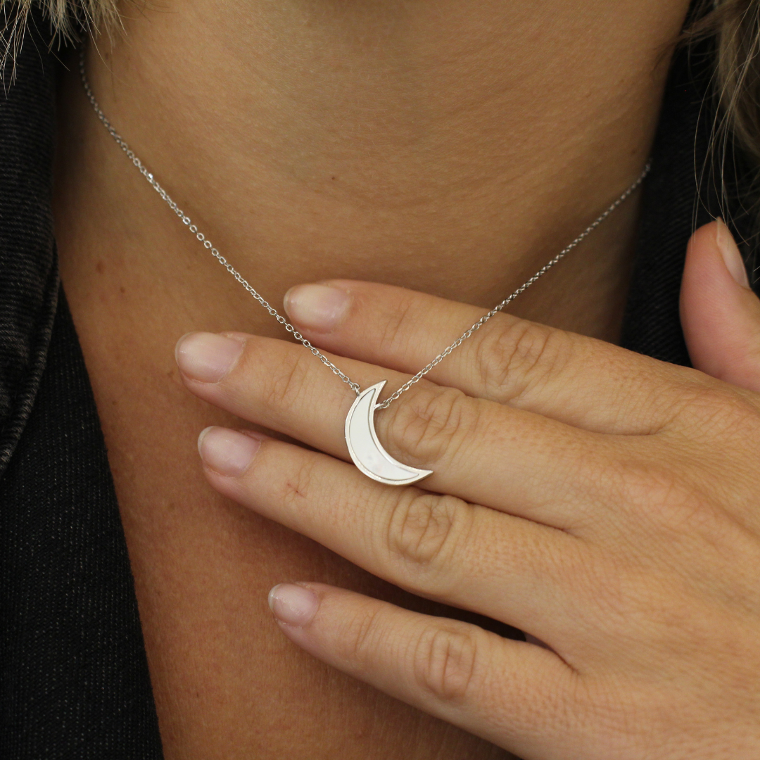 Collar luna de nácar