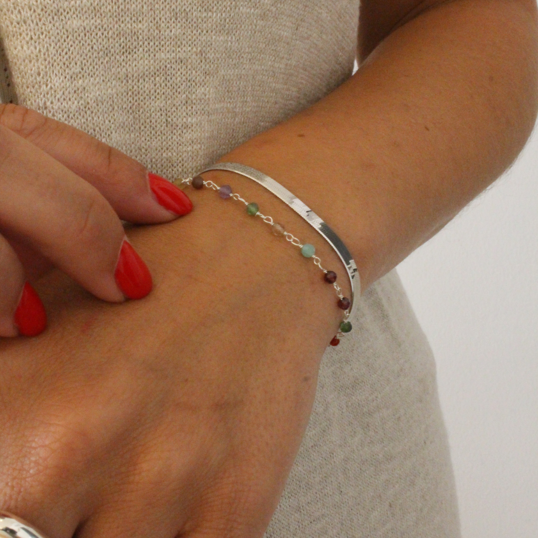 Pulsera piedras semipreciosas