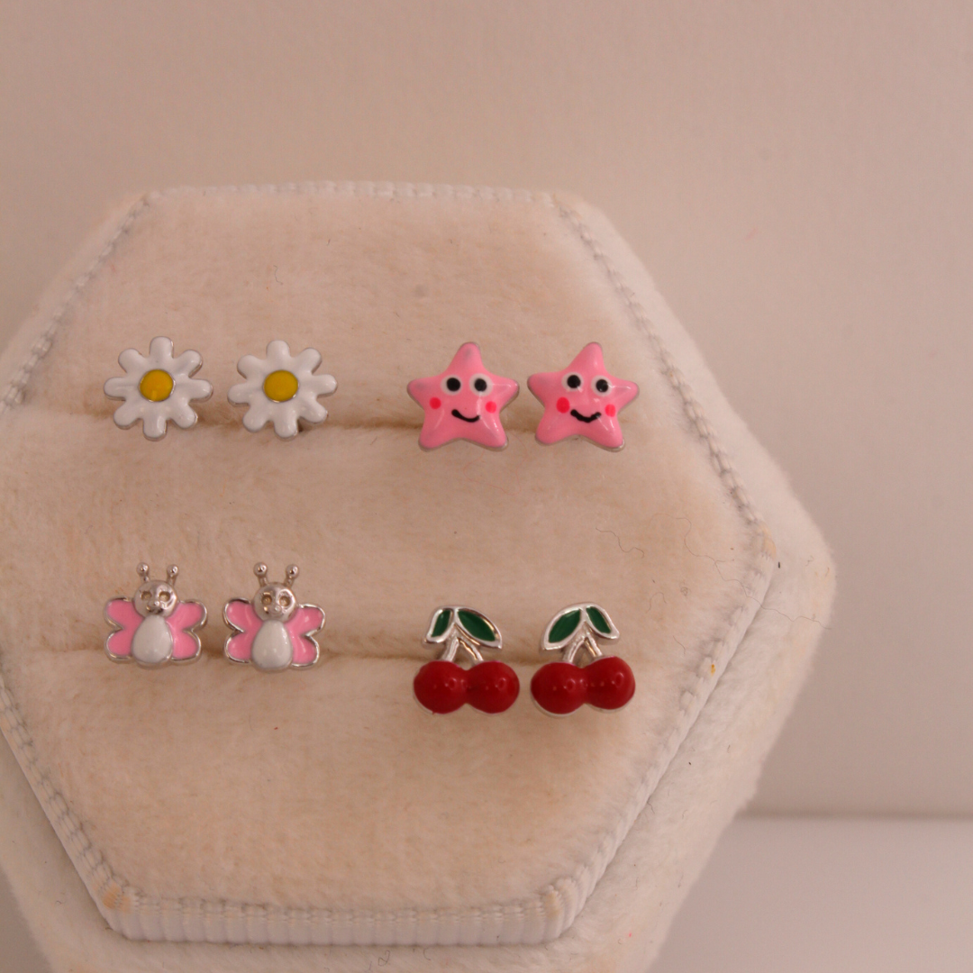 Pendientes niña rosca