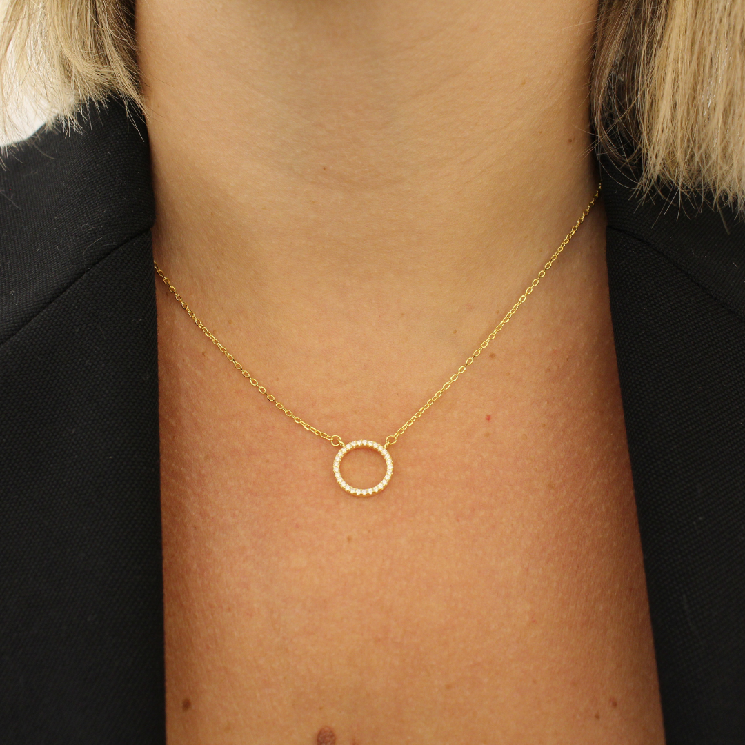 Collar circulo de luz