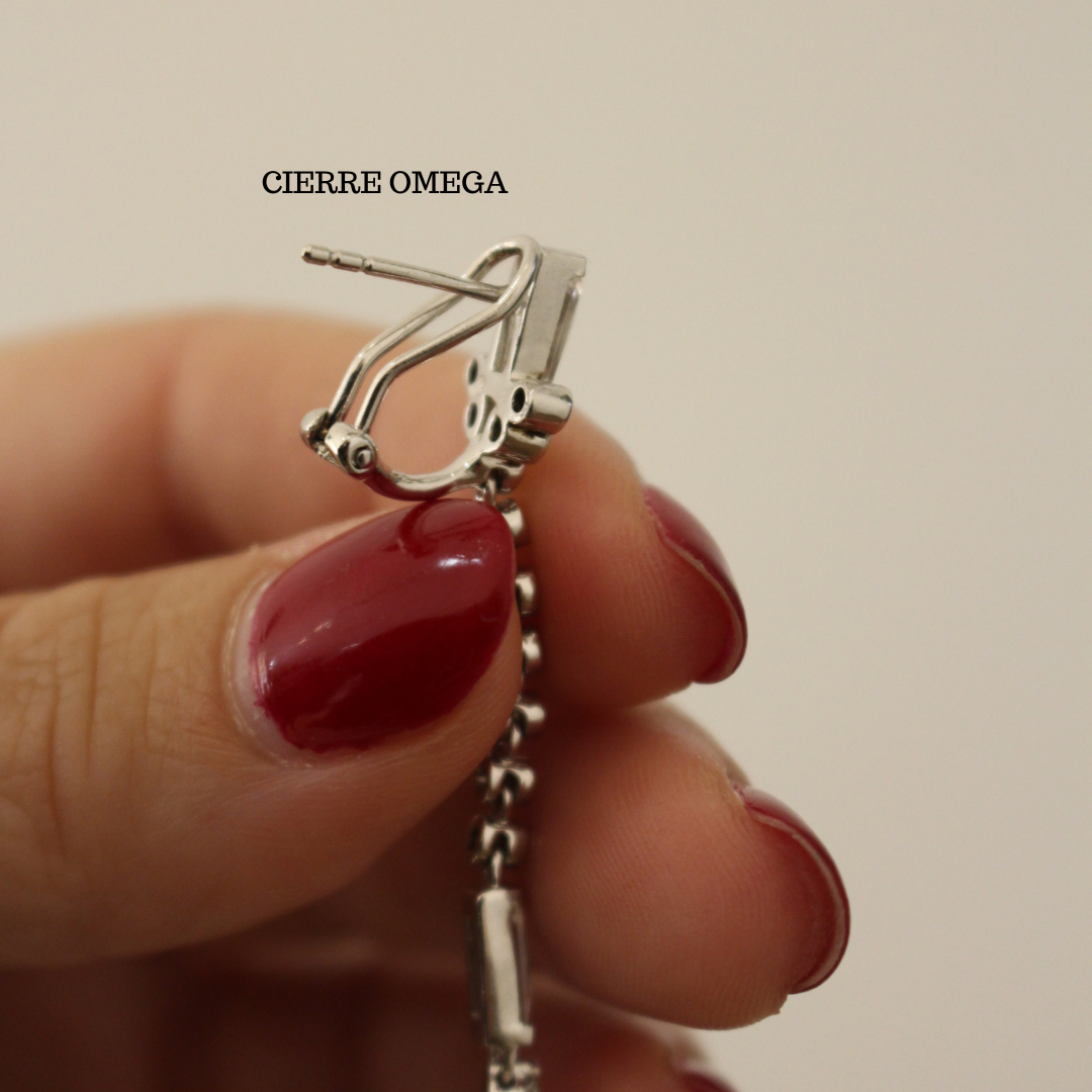 Pendientes vintage rosetón