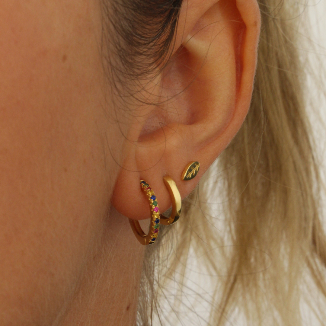 Aros minimal circonitas colores