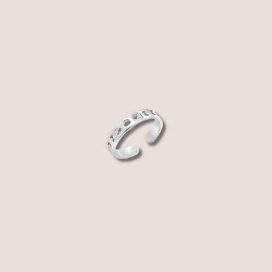 Anillo pie fases lunares