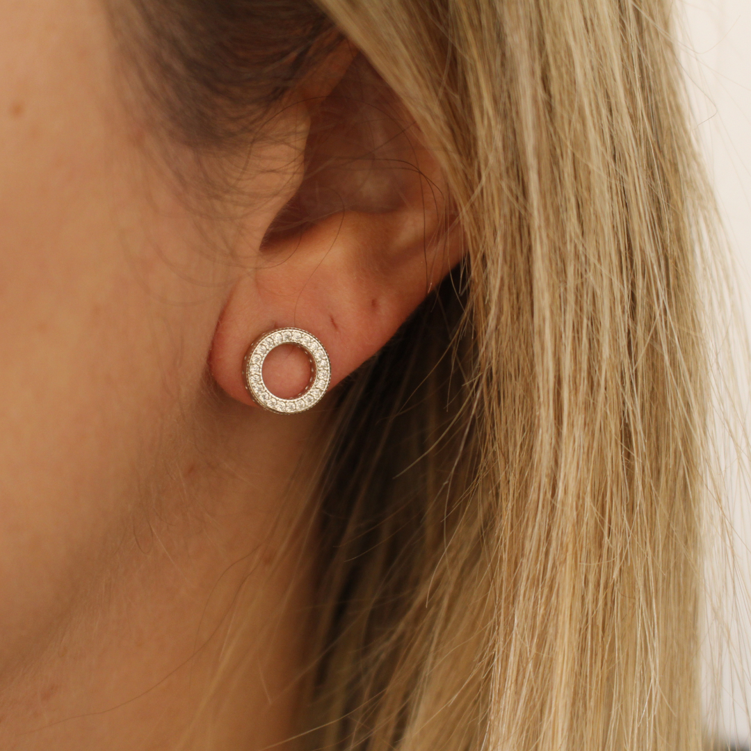 Mini pendientes circulo