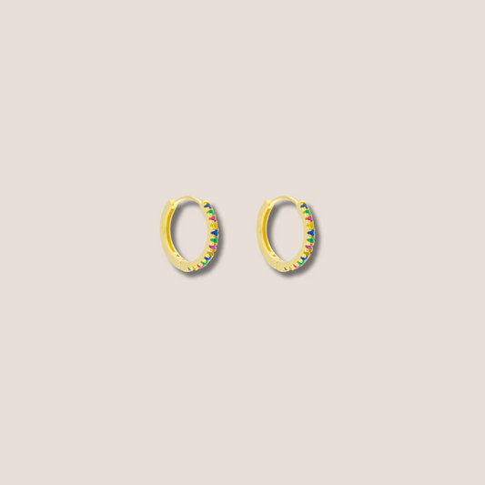 Aros minimal circonitas colores