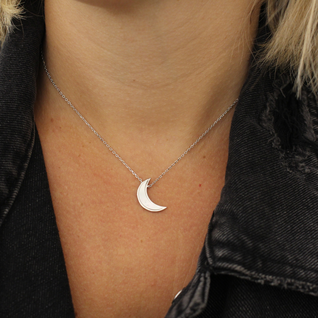 Collar luna de nácar