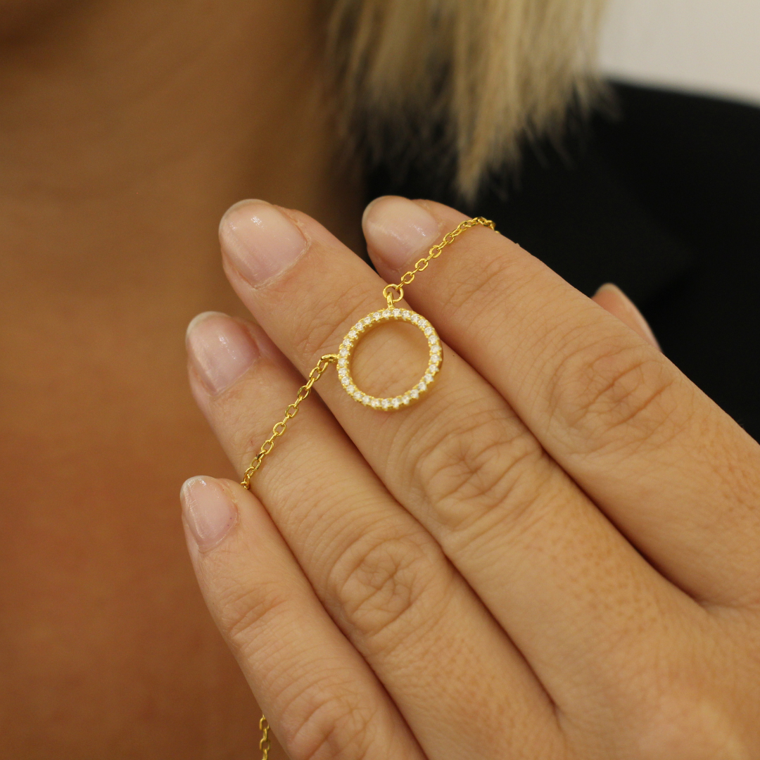 Collar circulo de luz