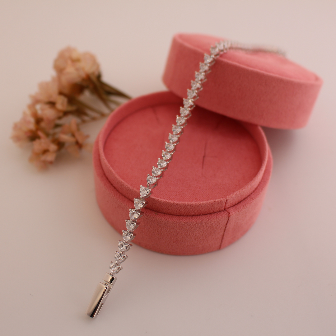 Conjunto Riviere corazones