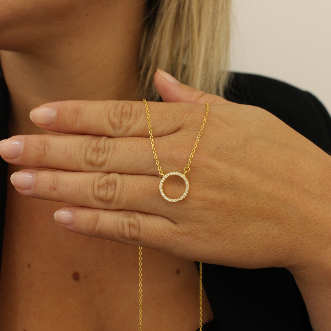 Collar circulo de luz