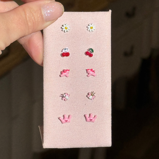 Pendientes niña rosca