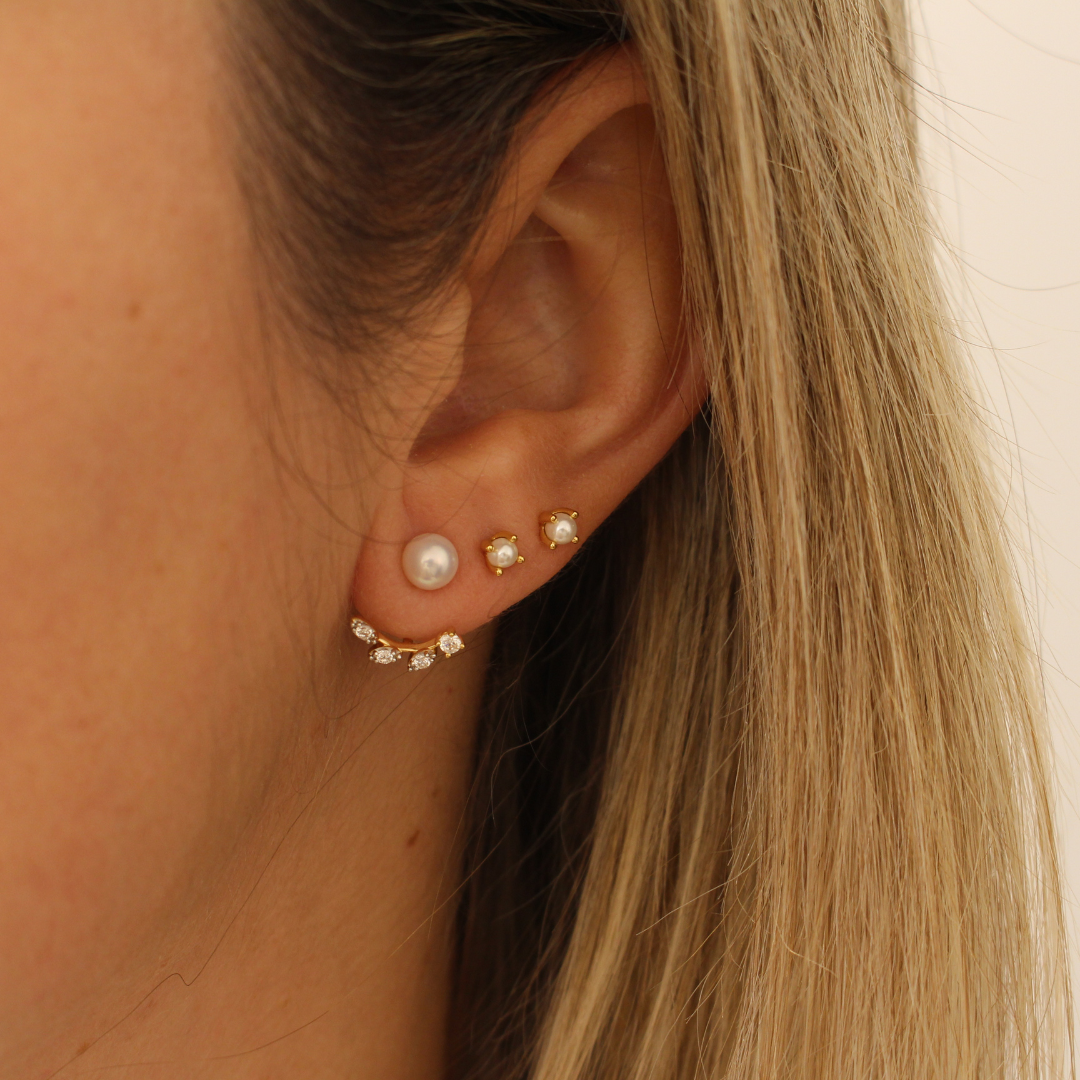 Pendientes perlas glow