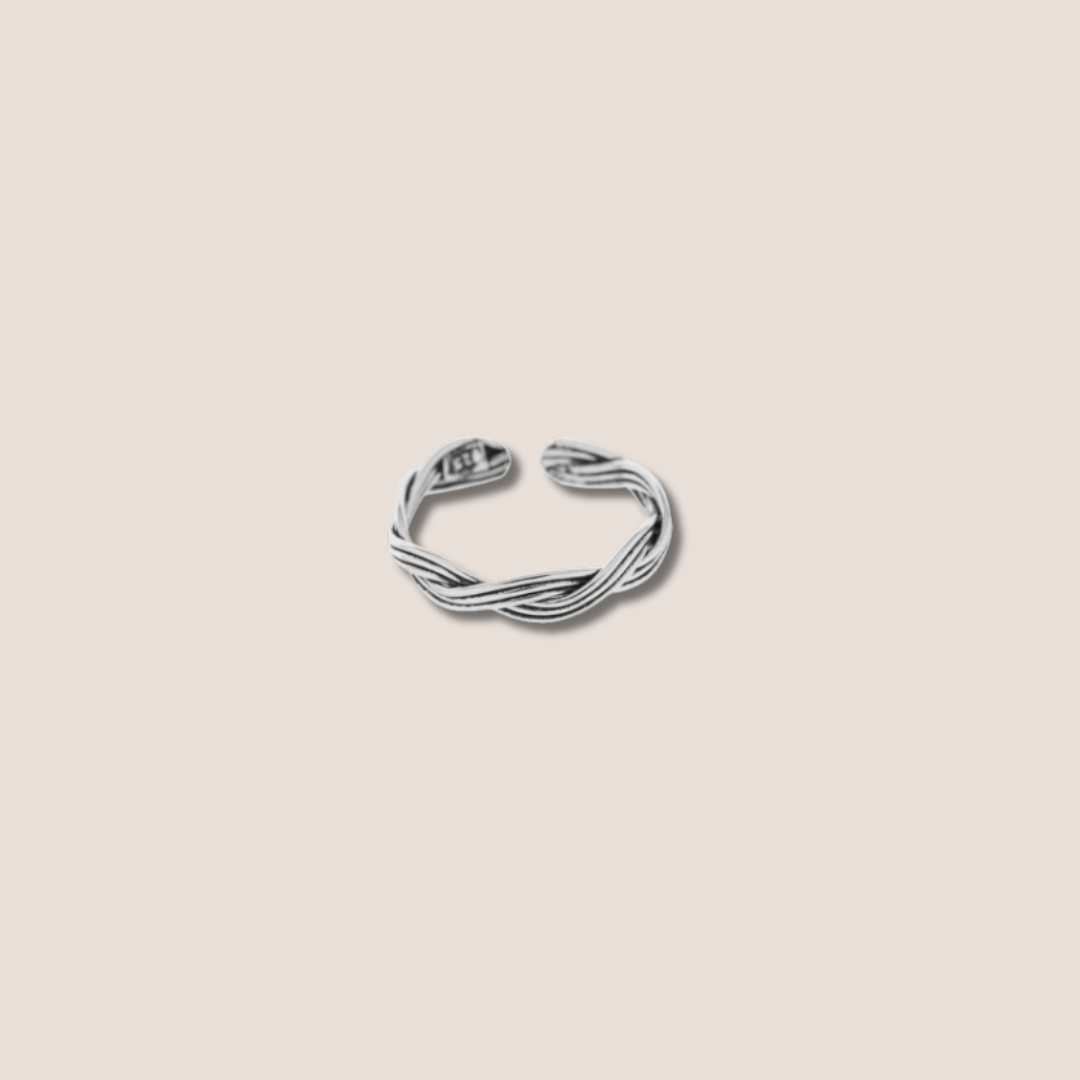 Anillo pie trenza
