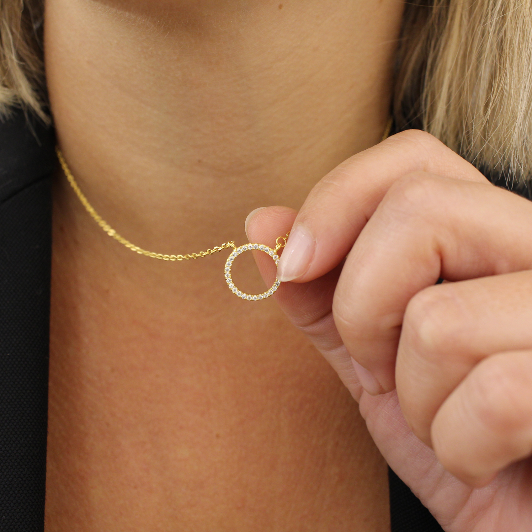 Collar circulo de luz