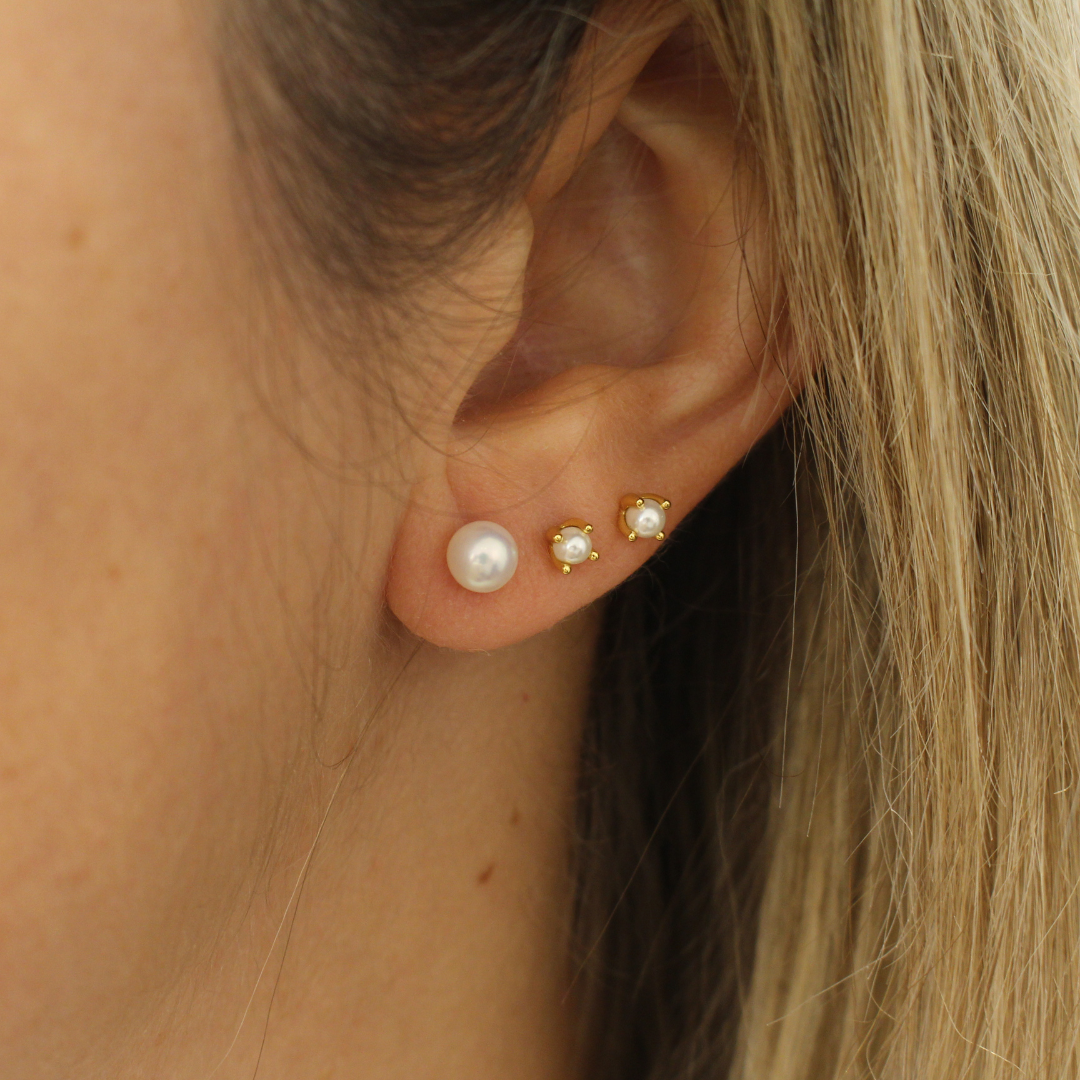 Pendientes perlas glow