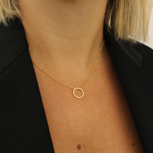 Collar circulo de luz