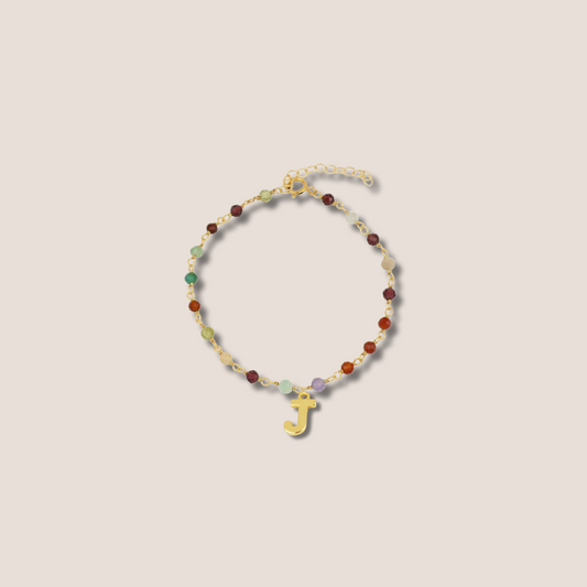Pulsera inicial semiprecisas oro