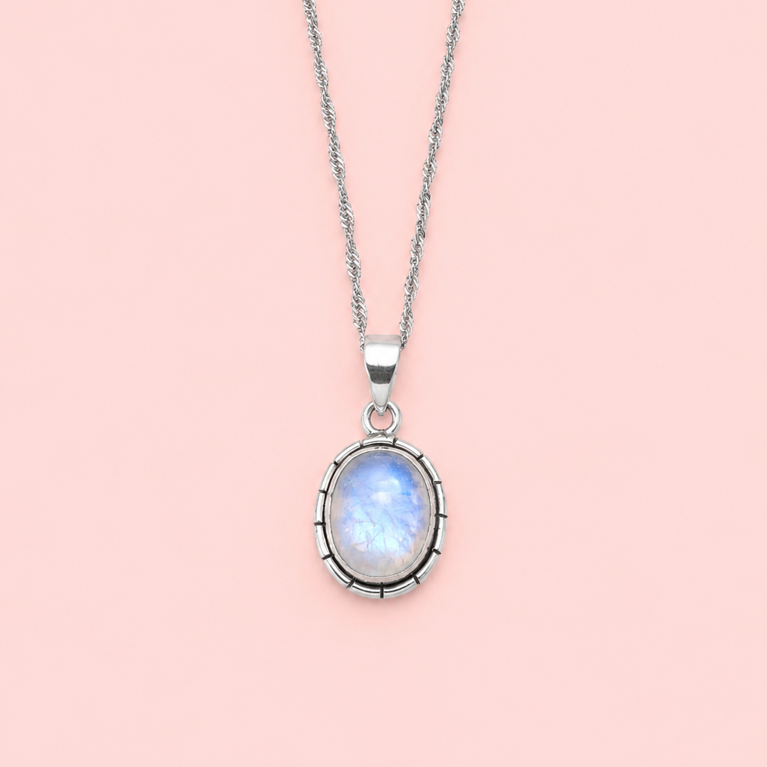 Collar piedra luna