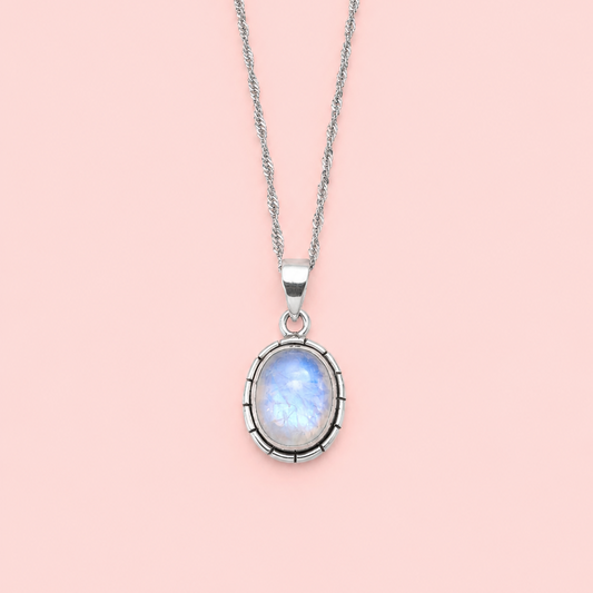 Collar piedra luna