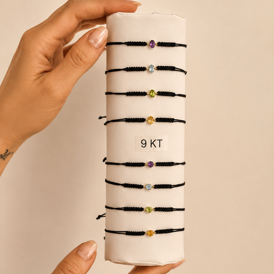 Pulsera Noa | Oro de 9 quilates y piedra natural