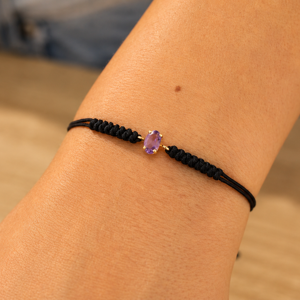 Pulsera Noa | Oro de 9 quilates y piedra natural