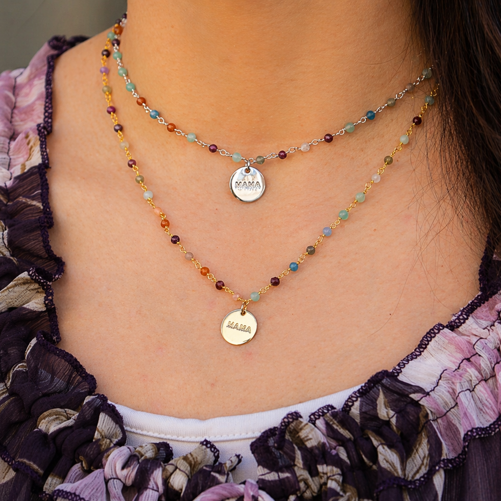 Collar minerales mama