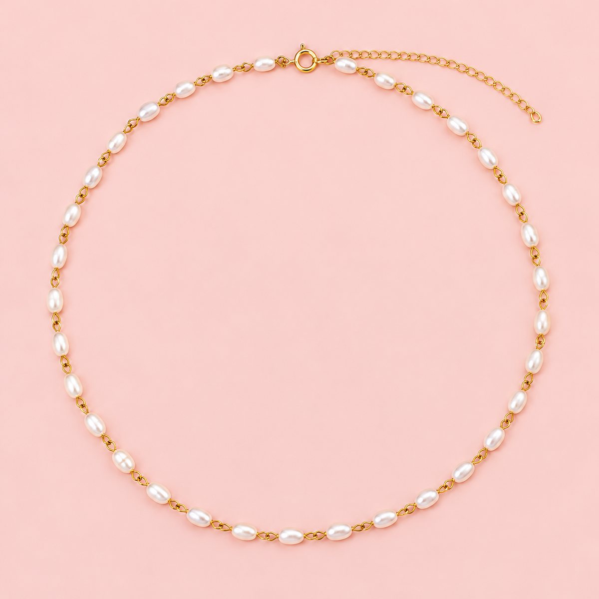 Collar bianca perlas