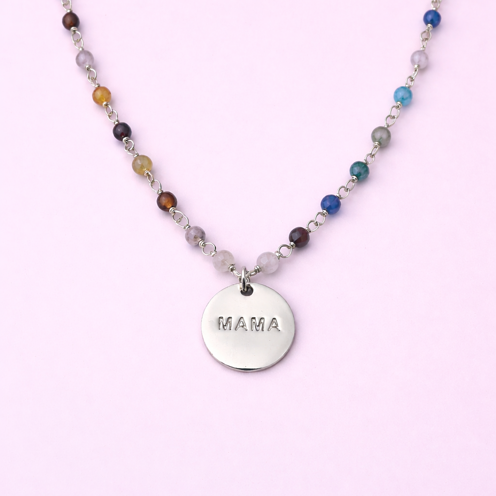 Collar minerales mama