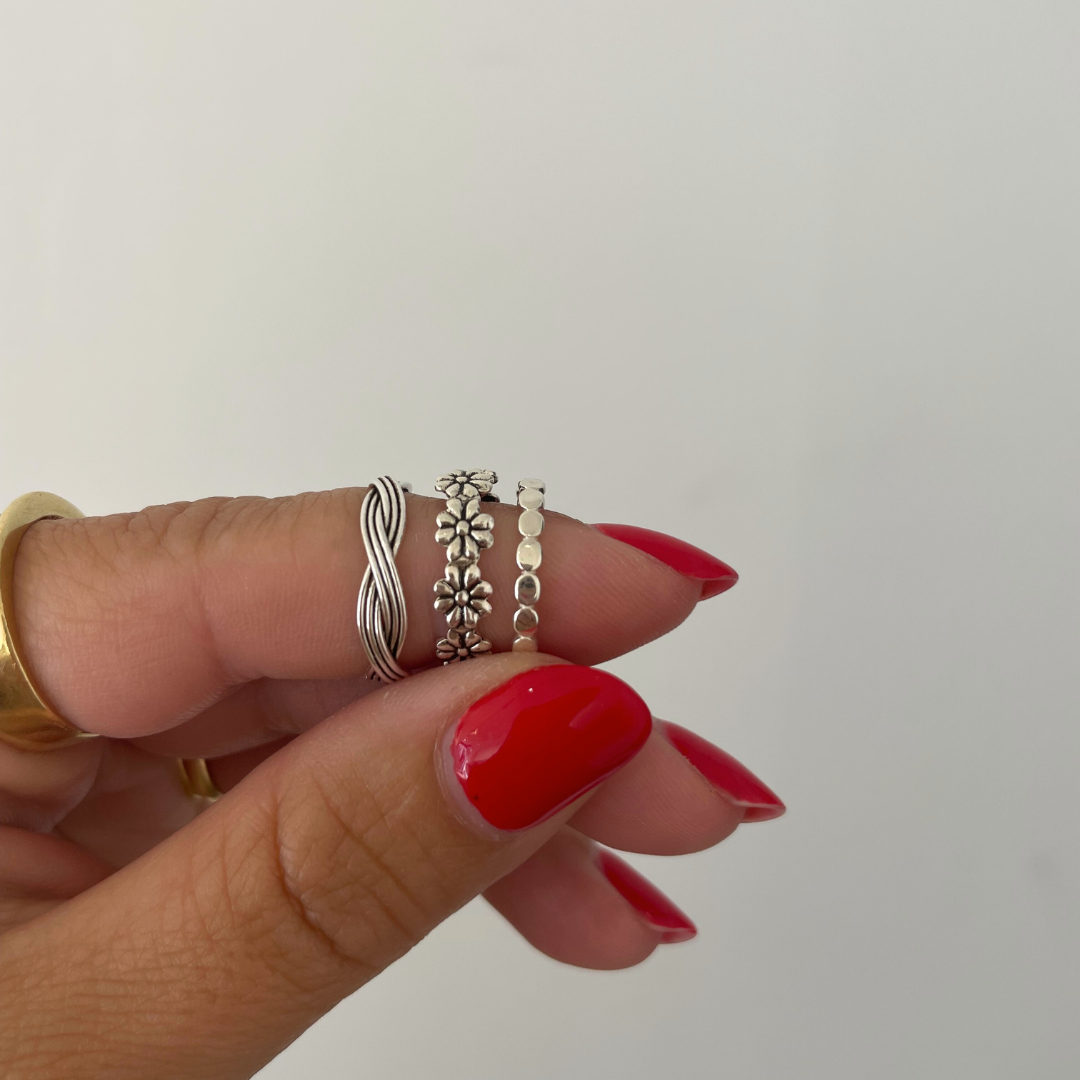 Anillo pie trenza