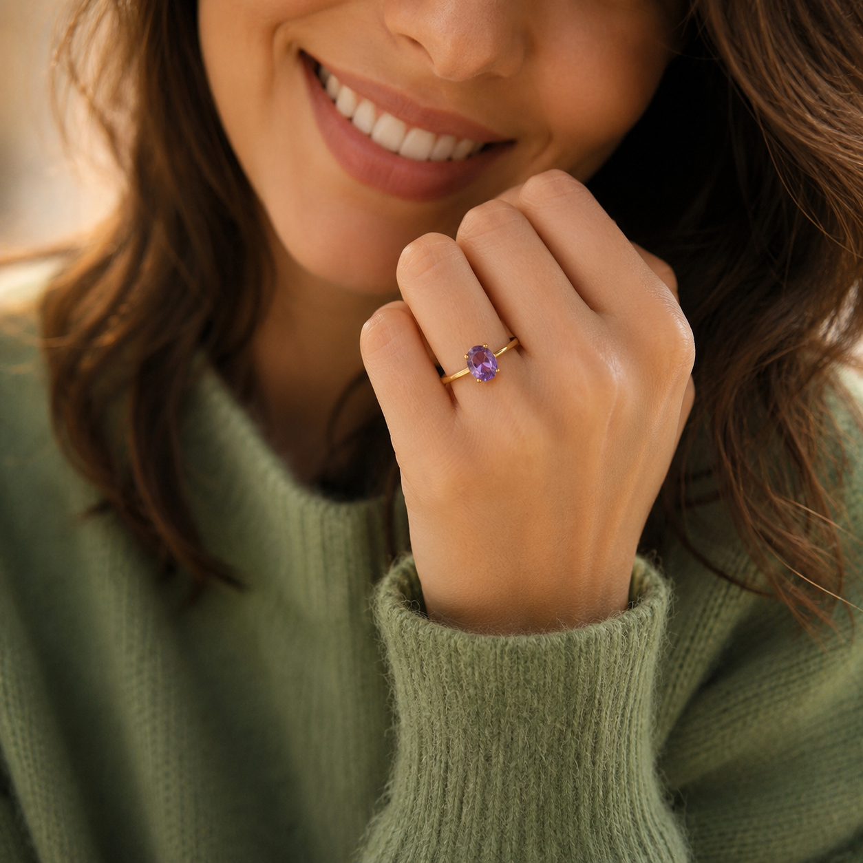 Anillo Amatista