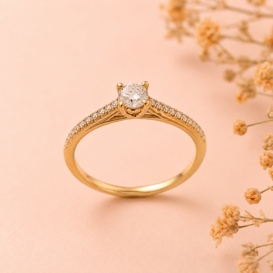 Anillo corina oro