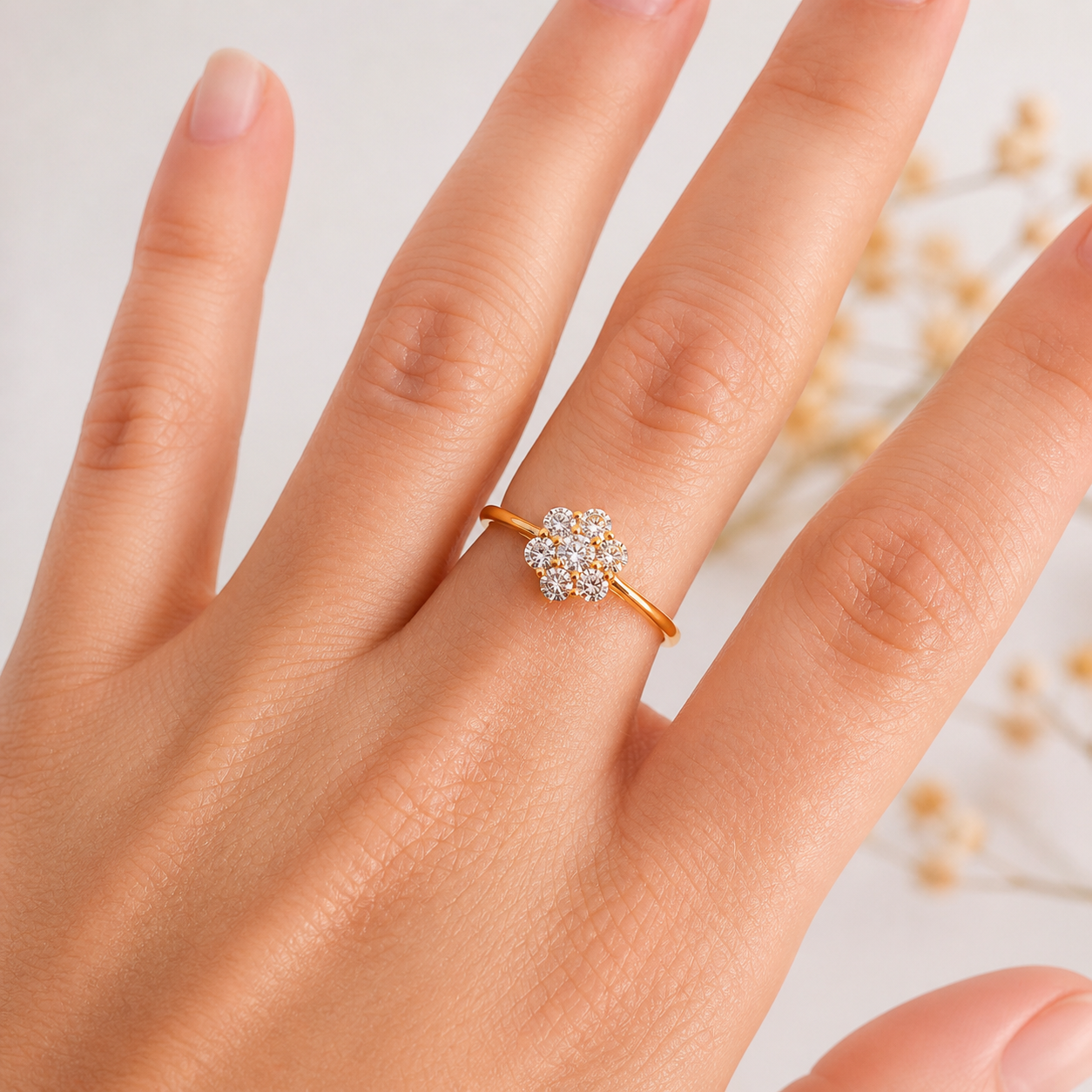 Anillo rosetón