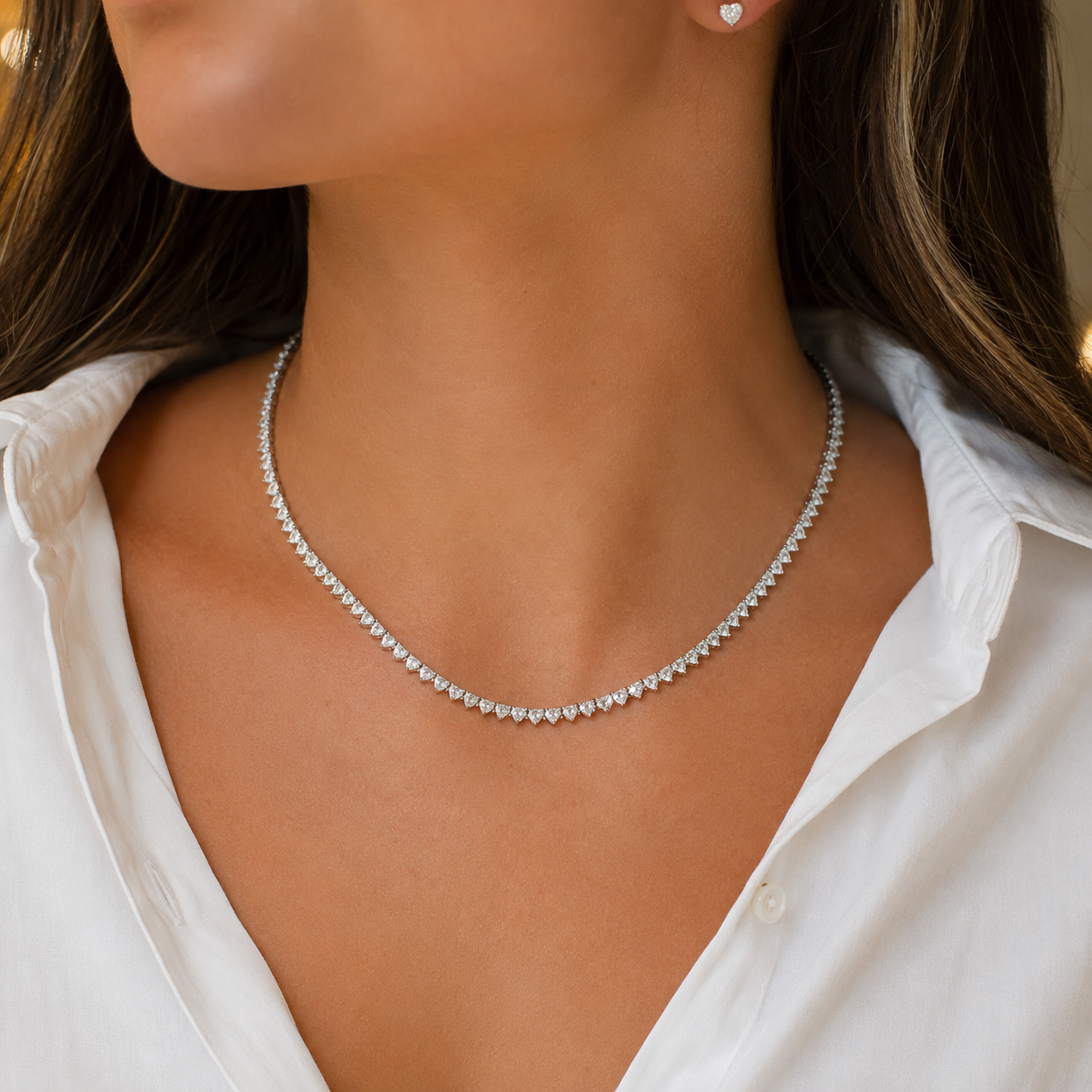 Conjunto Riviere corazones
