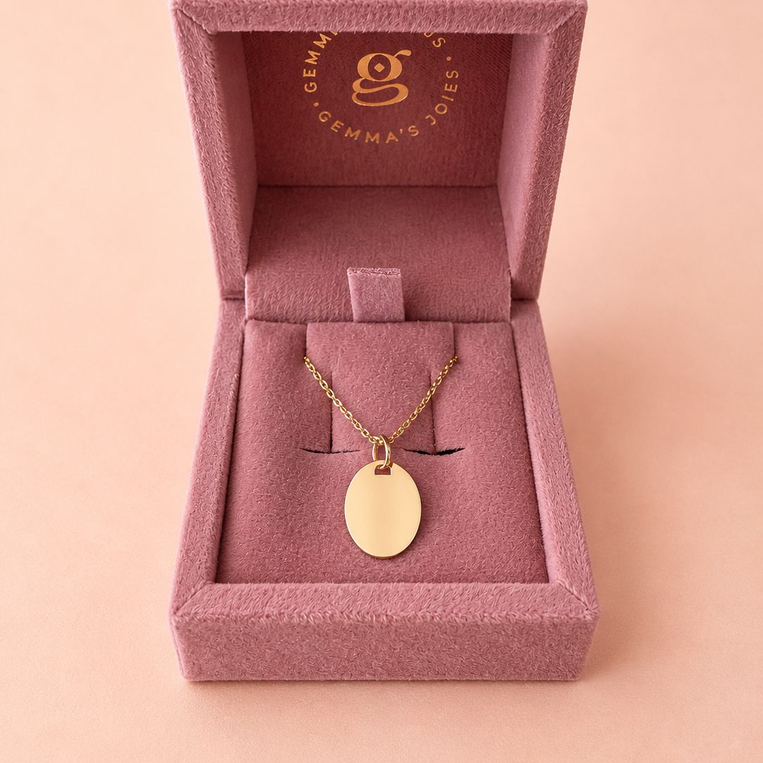 Colgante medalla de oro