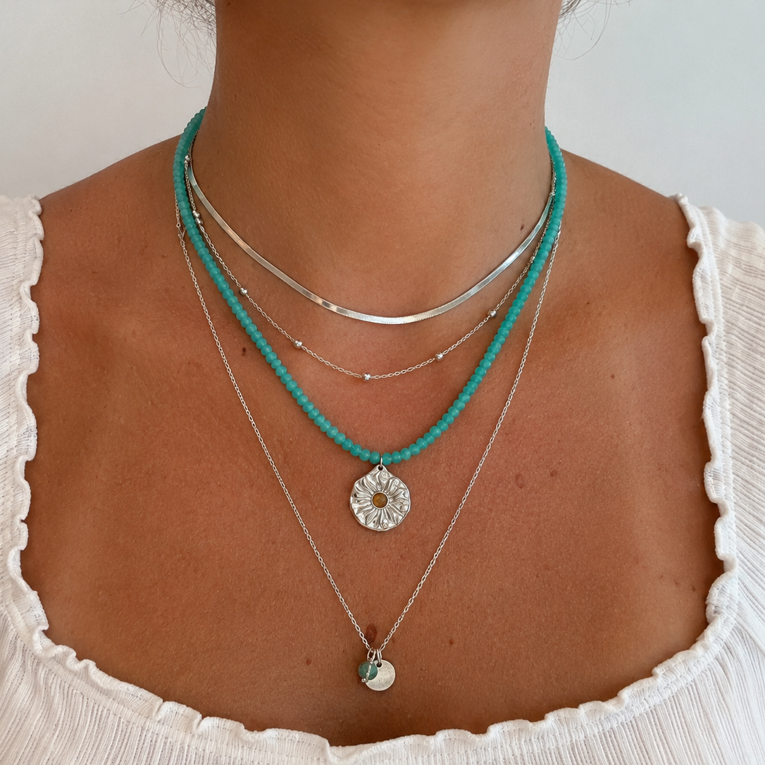 Collar cala plata