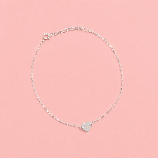 Tobillera corazón