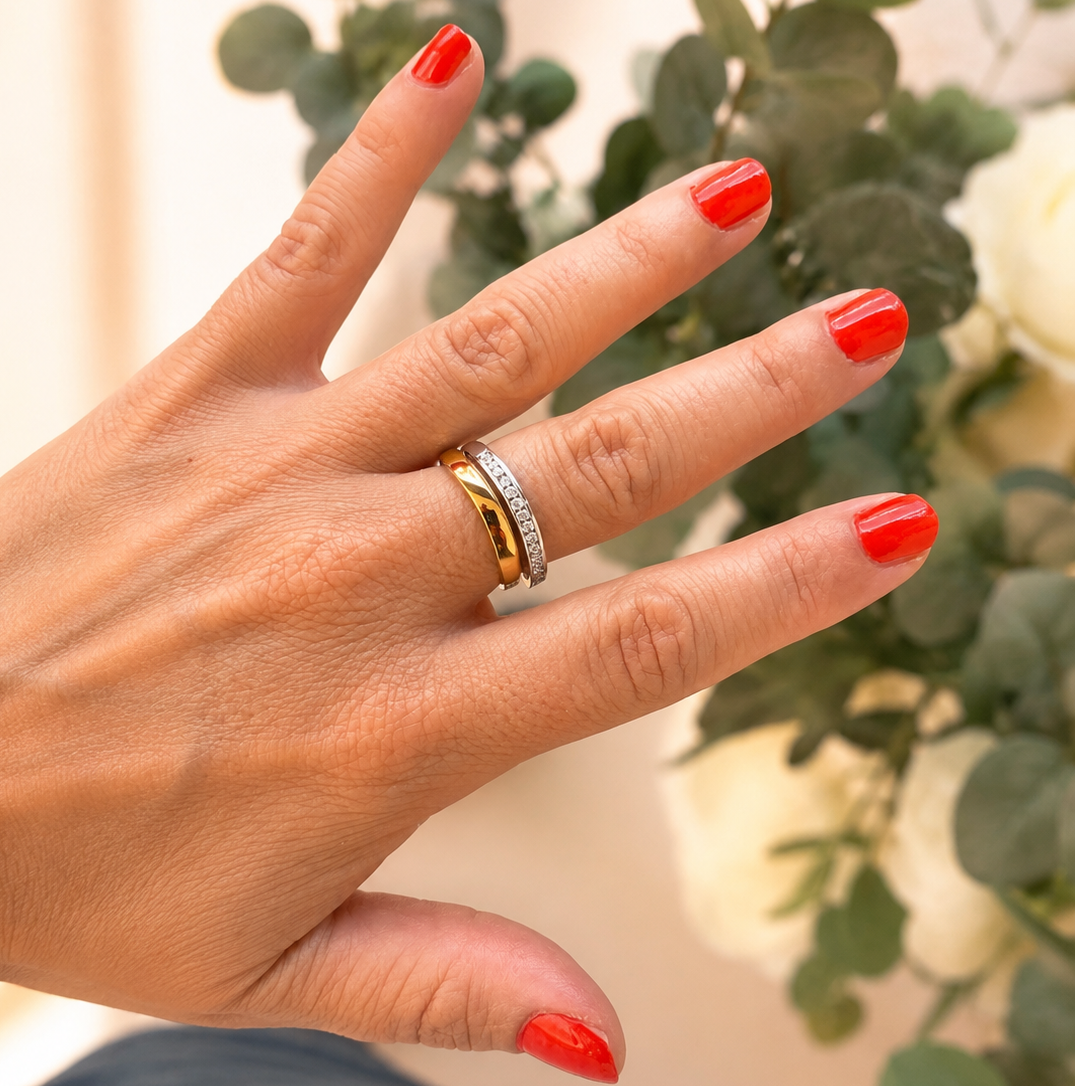 Anillo aria plata