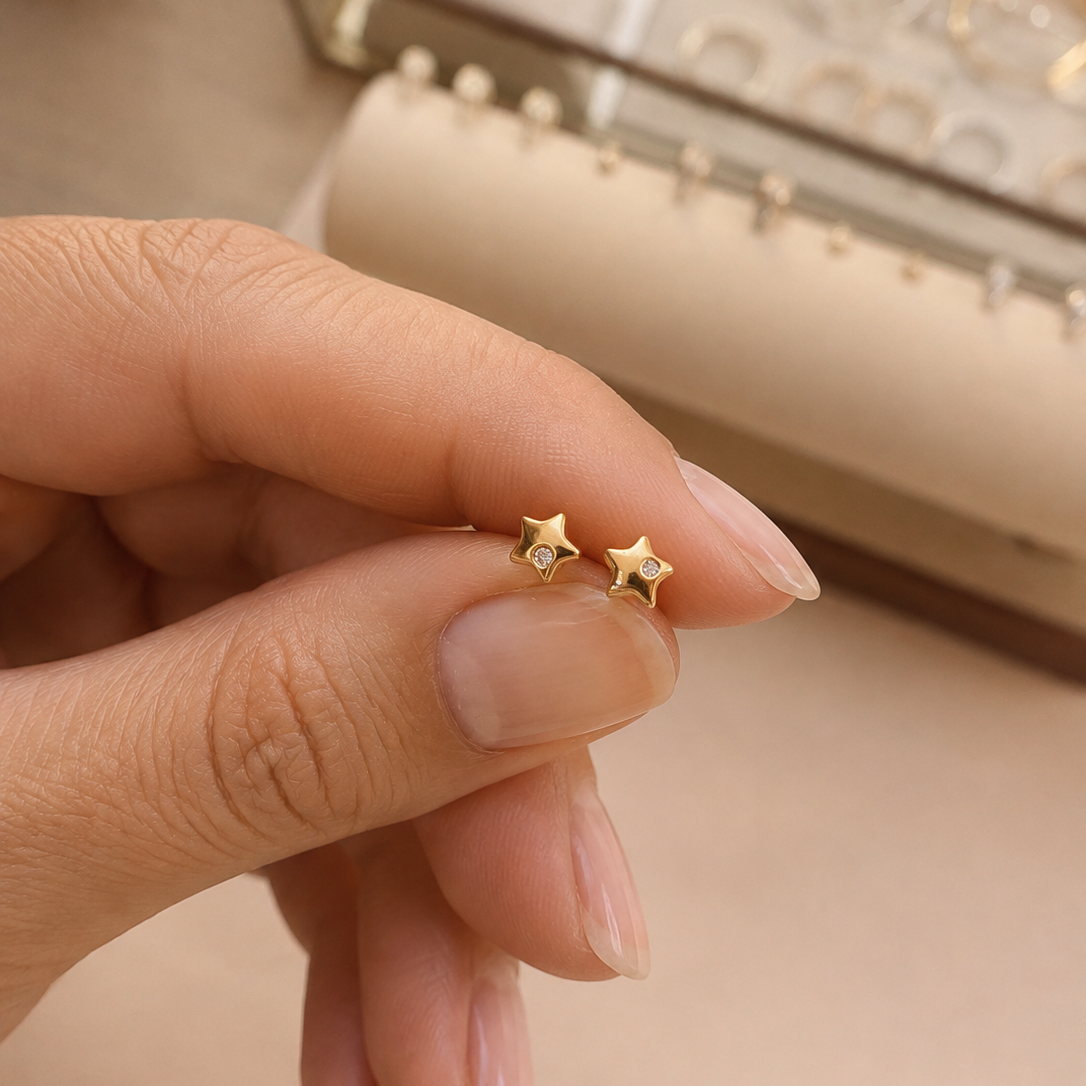 Dormilonas estrella oro y diamante