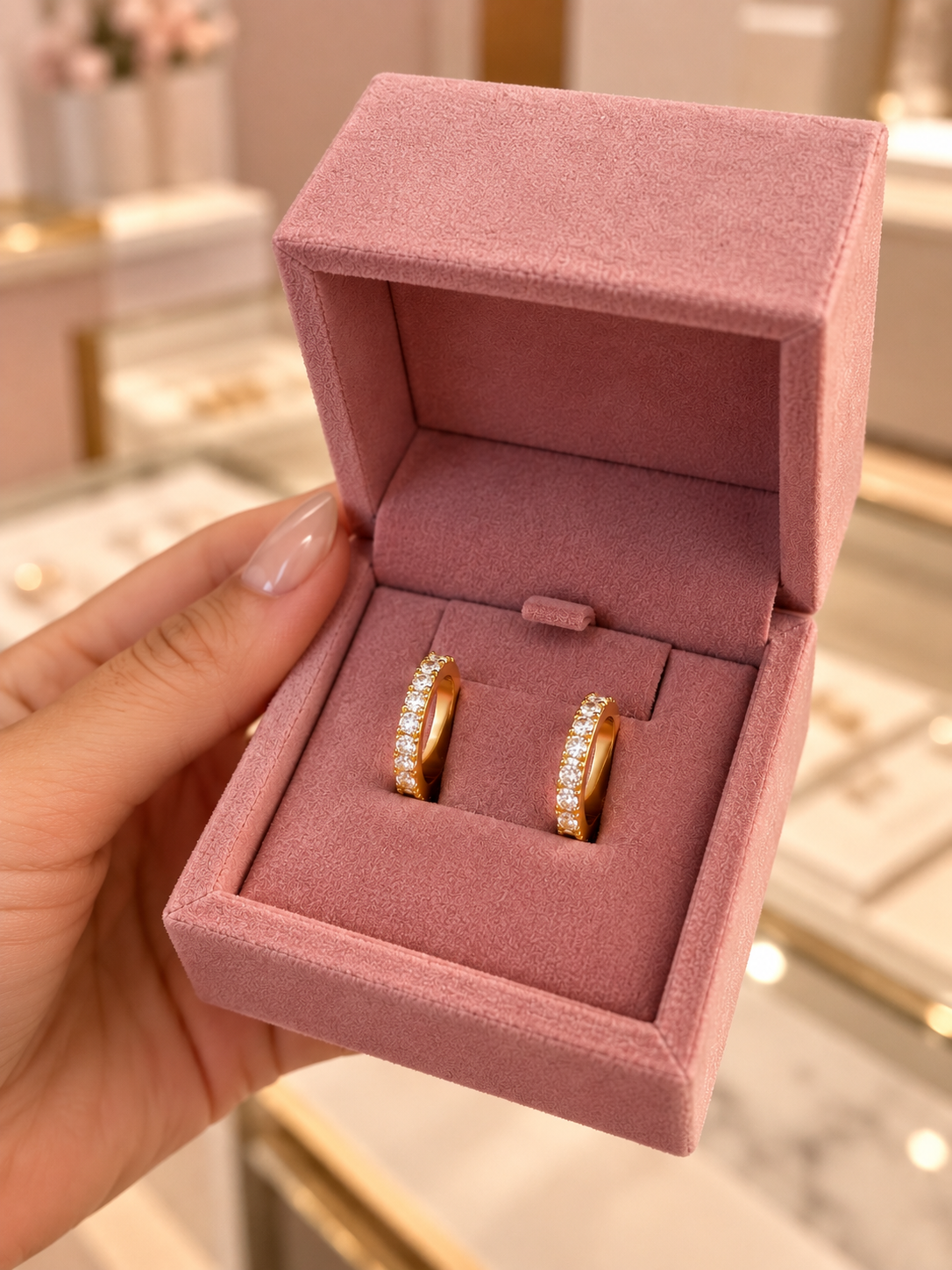 Aros destino diamantes