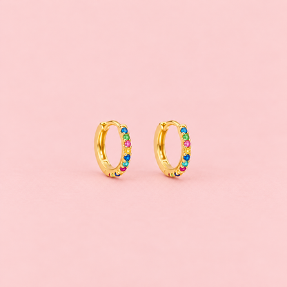 Mini aros minimal colores