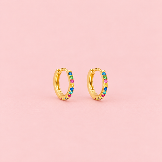 Mini aros minimal colores