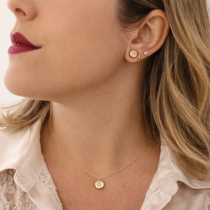 Pendientes chatón